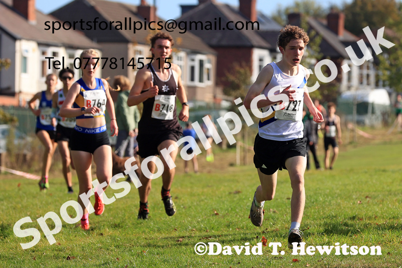 Mens Under-18s 2026 Northern Cross Country Relays, Graves Park, Sheffield. Photo: David T. Hewitson/Sports for All Pics